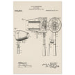Hair Drier patent drawing by G M Kazanjian