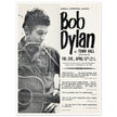 Bob Dylan concert poster Town Hall in New York City in 1963 performance.