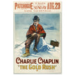 Charlie Chaplin The Gold Rush movie poster.