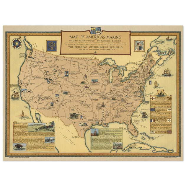 The Map of America’s Making by Paul Mayo Paine.