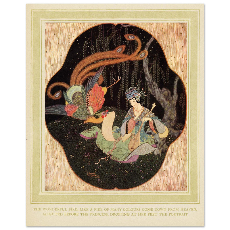 Edmund Dulac The story of the bird Feng. A Fairy tale from China.