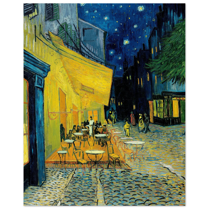 Terrace of a café at night Place du Forum by Vincent Van Gogh