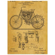 Motorcycle old patent 686284 by Gottschalk