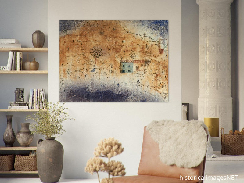 Paul Klee Bay M on Sicily abstract painting.