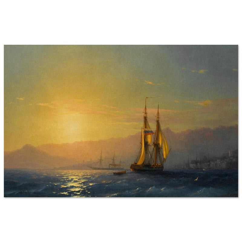 Sunset at Sea by Ivan Aivazovsky 1877.