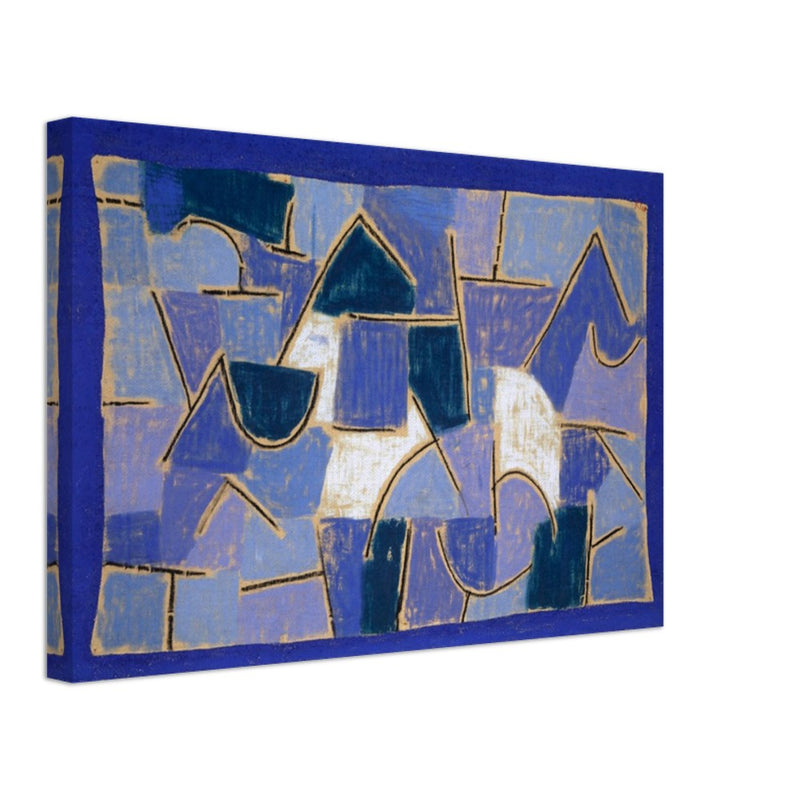 Paul Klee Blue night abstract painting.    .