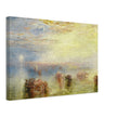 Approach to Venice by Joseph Mallord William Turner. Antique abstract painting of Venice Italy.