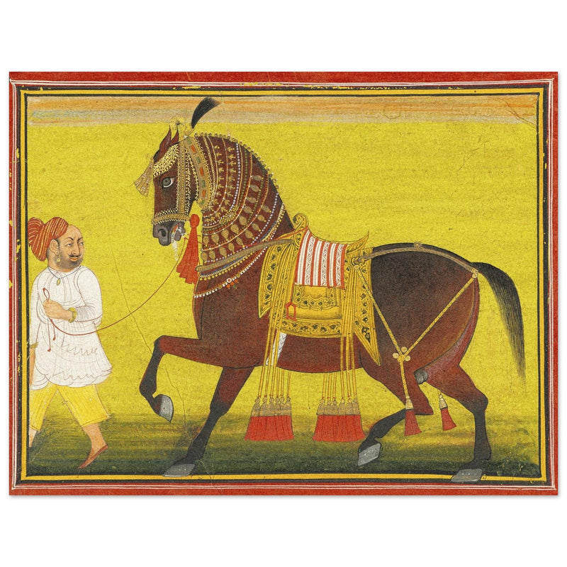 A Horse and a Groom attributed to Bagta Devgarh