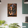 Paul Klee Bedrohliche Zeichen ( Threatening signs ). Abstract painting.  artwork. Wallart