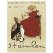 Théophile Alexandre Steinlen vintage poster  Girl Drinking Milk with Cats.