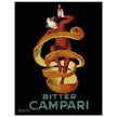 Leonardo Cappiello Bitter Campari master artwork. Vintage retro poster .