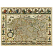 The Holy Roman Empire ancient map by Jan Jansson . Nova Germaniae Descriptio .