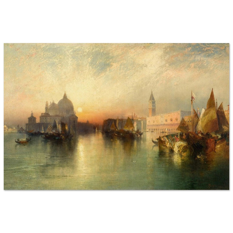 View of Venice Italy by Thomas Moran 1895.
