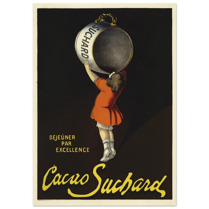 Cacao Suchard vintage advertising poster of 1911 made by Leonetto Cappiello.