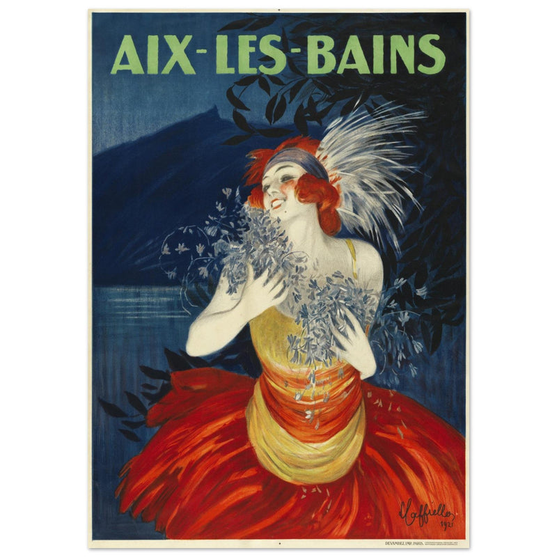 Aix Les Bains advertising vintage poster created by Leonetto Cappiello.