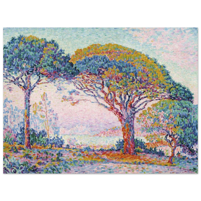 Paul Signac paintin La Baie Saint Tropez  The Bay Saint Tropez