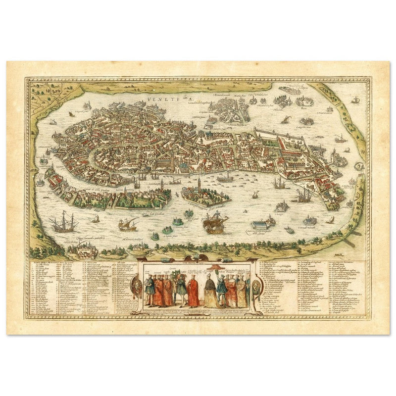 Venetia old city map