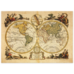 Ancient world map print. Il Mappamondo o sia Descrizione Generale del Globo by Antonio Zatta