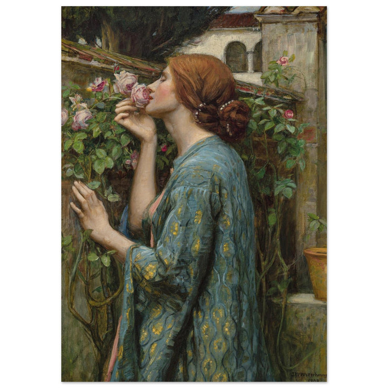 John William Waterhouse painting The Soul of the Rose