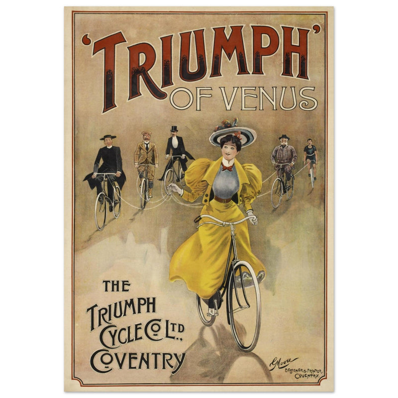 Triumph of Venus vintage advertising poster by G Moore.