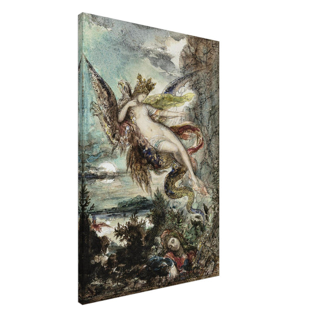 Femme sur un griffon Woman on a Gryphon painting by Gustave Moreau