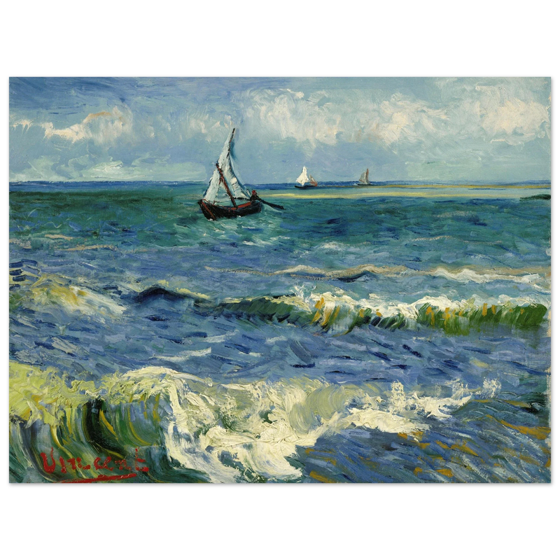 Seascape near Les Saintes Maries de la Mer by Vincent Van Gogh