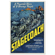 Stagecoach by John Ford movie poster.