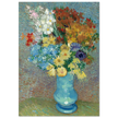 Flowers in a blue vase Vincent Van Gogh