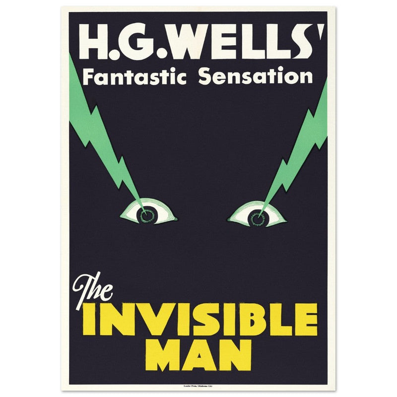 The Invisible Man movie poster.