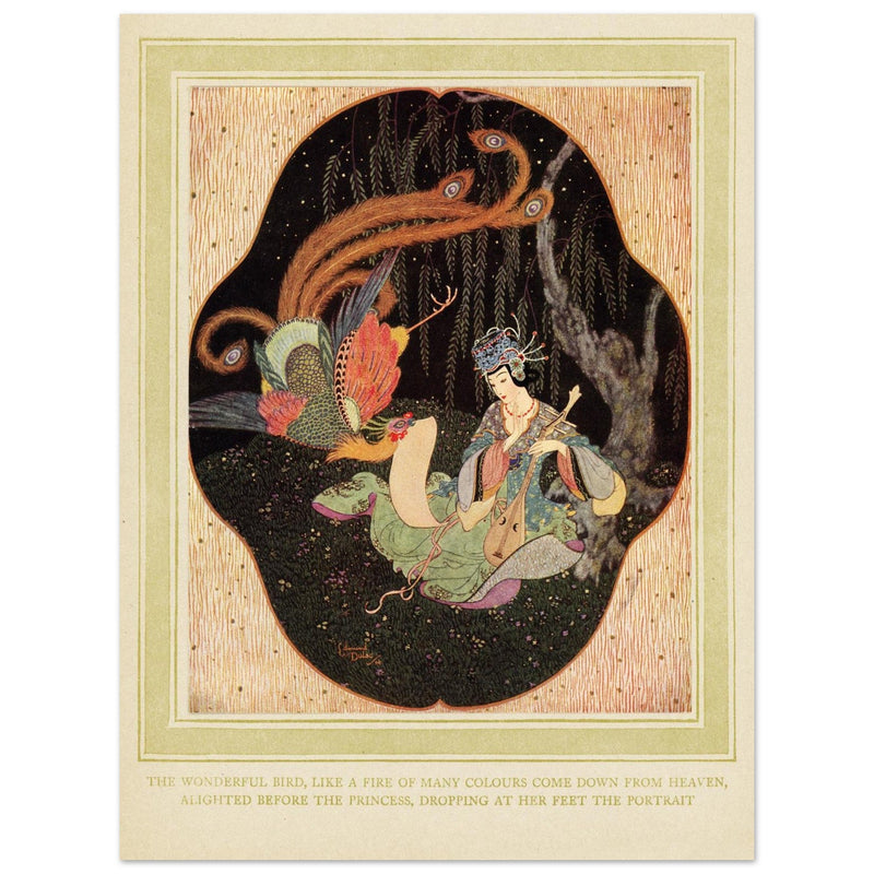 Edmund Dulac The story of the bird Feng. A Fairy tale from China.