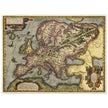 Ancient map of celtic Europe by Abraham Ortelius.