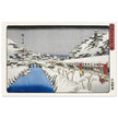 Snow at Akabane Bridge in Shiba by Utagawa Hiroshige
