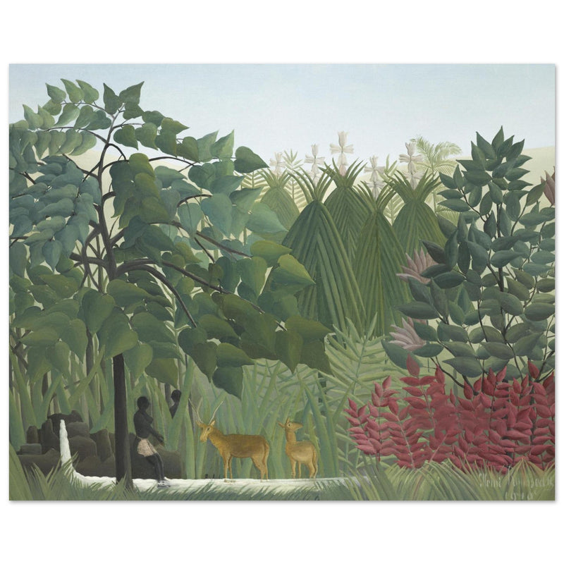 Henri Rousseau The Waterfall painting