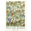 William Morris Trellis vintage wallpaper.  art print of this flower and leaves design