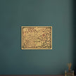 A Pictorial old ancient map of Germany by Ernest Dudley Chase.