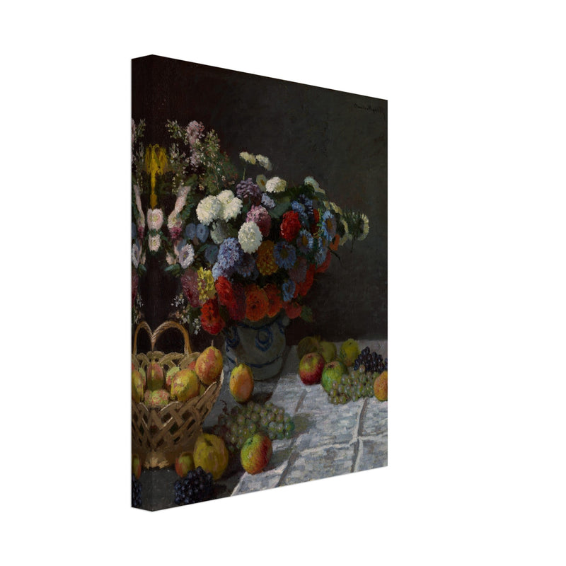 Still Life with Flowers and Fruit by Claude Monet