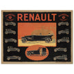 Renault Billancourt vintage poster 1920 Seine models .