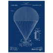 Airship patent drawing by T S C lowe Air balloon illustration