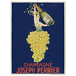 Joseph Stall Champagne Joseph Perrier vintage poster