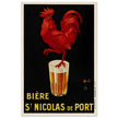 Biere St Nicolas de Port advertising vintage poster by Marcellin Auzolle.