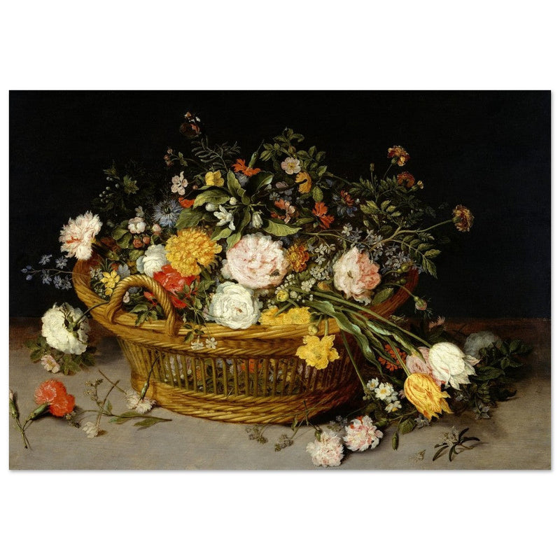 A Basket of Flowers painting by Jan Brueghel the Younger.