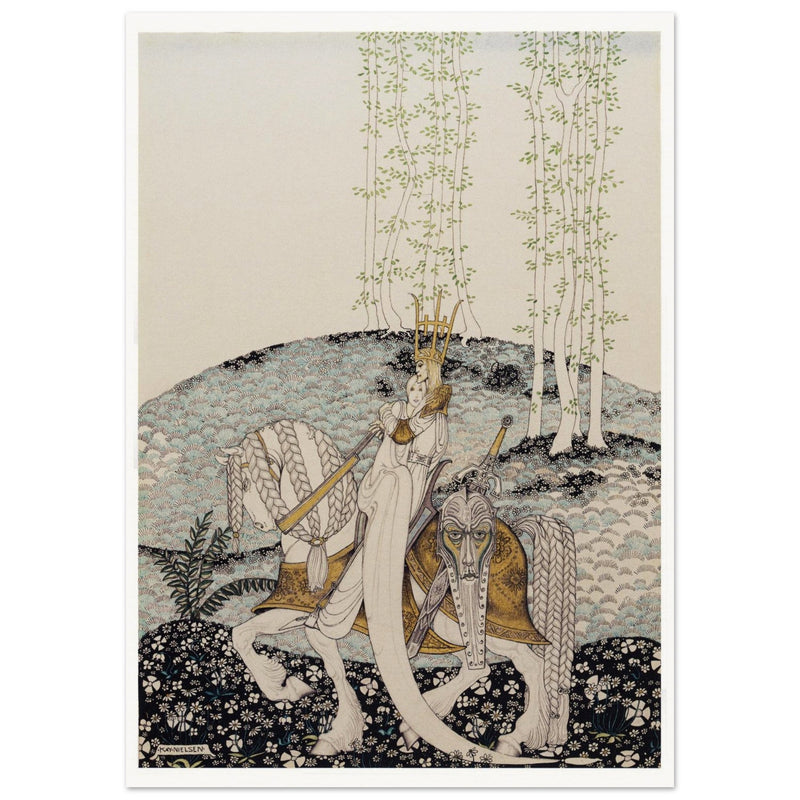 Kay Nielsen and his illustration to The Lassie and Her Godmother.