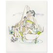 Island of Lesbos Greece. Daphnis and Chloe illustration by John Austen.