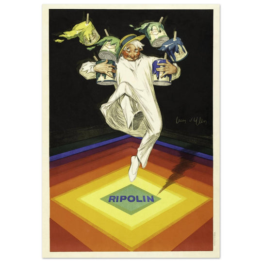 Ripolin vintage paint advertising created by Jean d' Ylen in 1928.