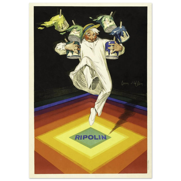 Ripolin vintage paint advertising created by Jean d' Ylen in 1928.