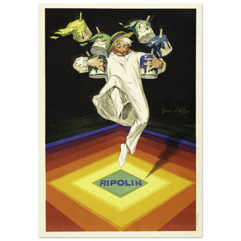 Ripolin vintage paint advertising created by Jean d' Ylen in 1928.