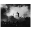 Second World War photograph. Saint Paul's Cathedral fire raid.