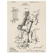 vintage microscope patent by J H Ford.