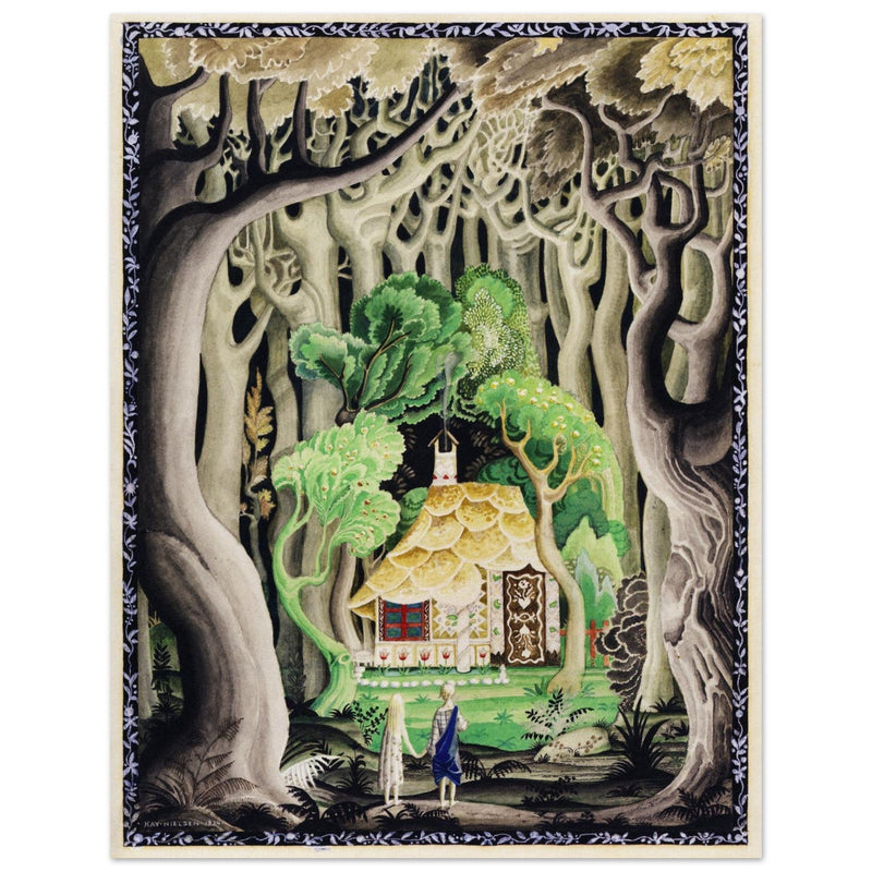 Kay Nielsen and his illustration  for Hansel and Gretel.