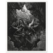 Gustave Dore Paradise Lost engraving . Satan and his fallen angels